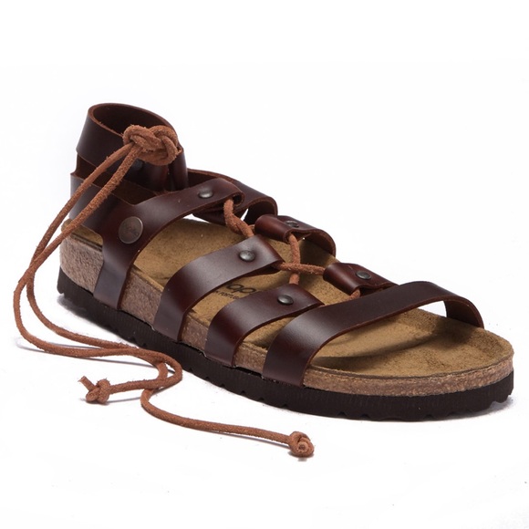 birkenstock lace up sandals